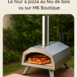 OVENIA – Le four à pizza au feu de bois compact et puissant vu sur M6 Boutique