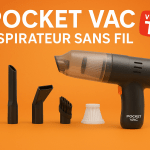 Pocket Vac : L'Aspirateur Sans Fil Compact