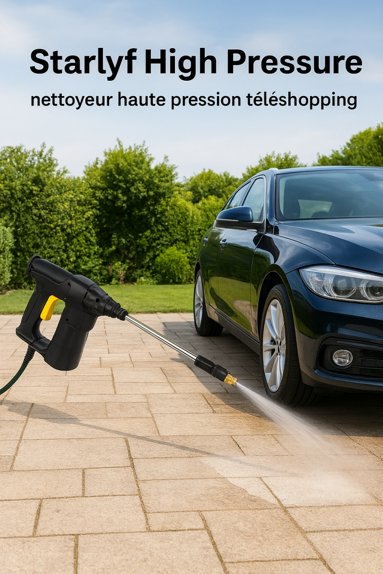 Starlyf High Pressure – Le nettoyeur haute pression malin vu en téléachat